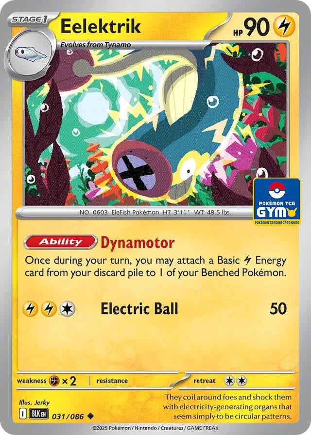 Image for Eelektrik - 031/086 (GYM) (031/086) (Southeast Asia Exclusives) (SEA) - Pokemon