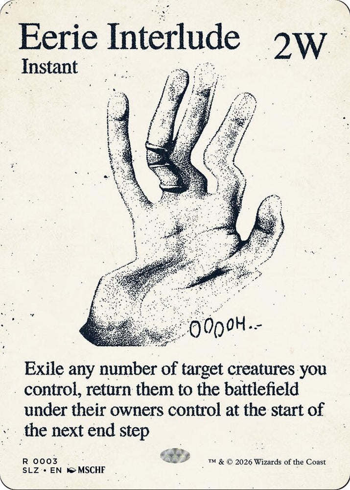 Image for Eerie Interlude (0003) (3) (Secret Lair x MSCHF: The Zeta Set) (SLZ) - Magic: The Gathering