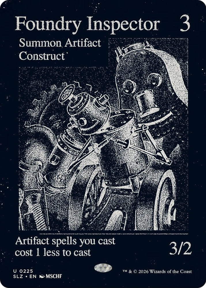 Image for Foundry Inspector (0225) (225) (Secret Lair x MSCHF: The Zeta Set) (SLZ) - Magic: The Gathering