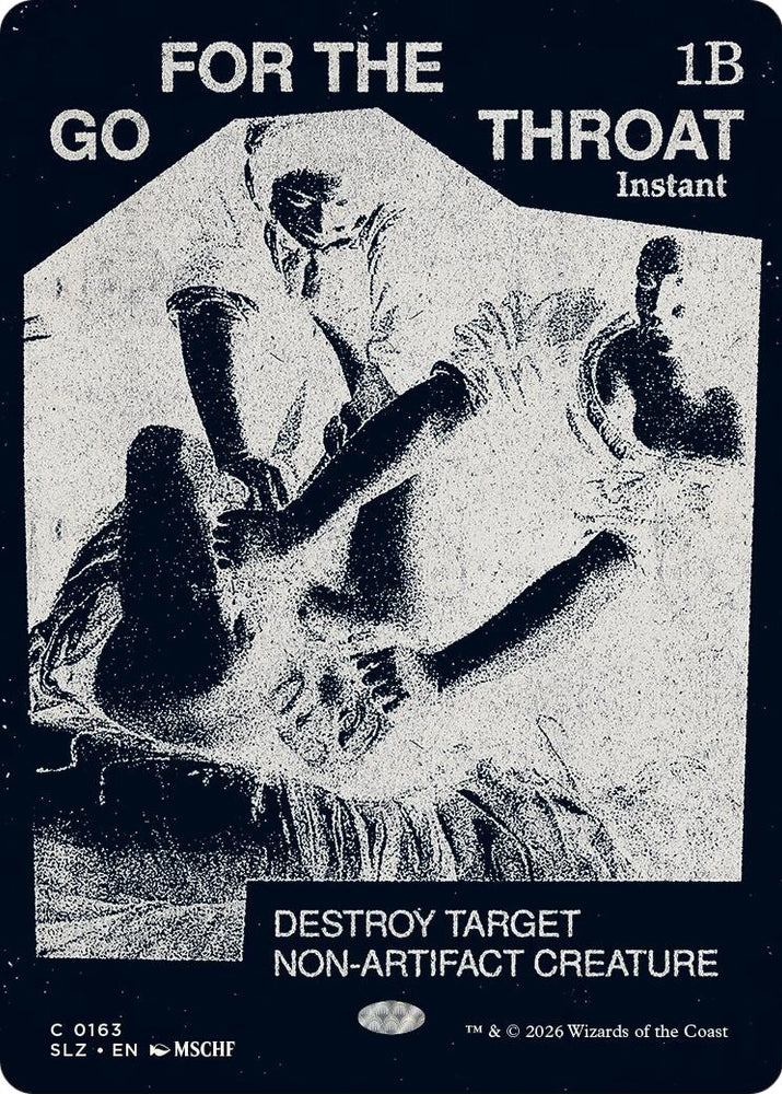 Image for Go for the Throat (0163) (163) (Secret Lair x MSCHF: The Zeta Set) (SLZ) - Magic: The Gathering