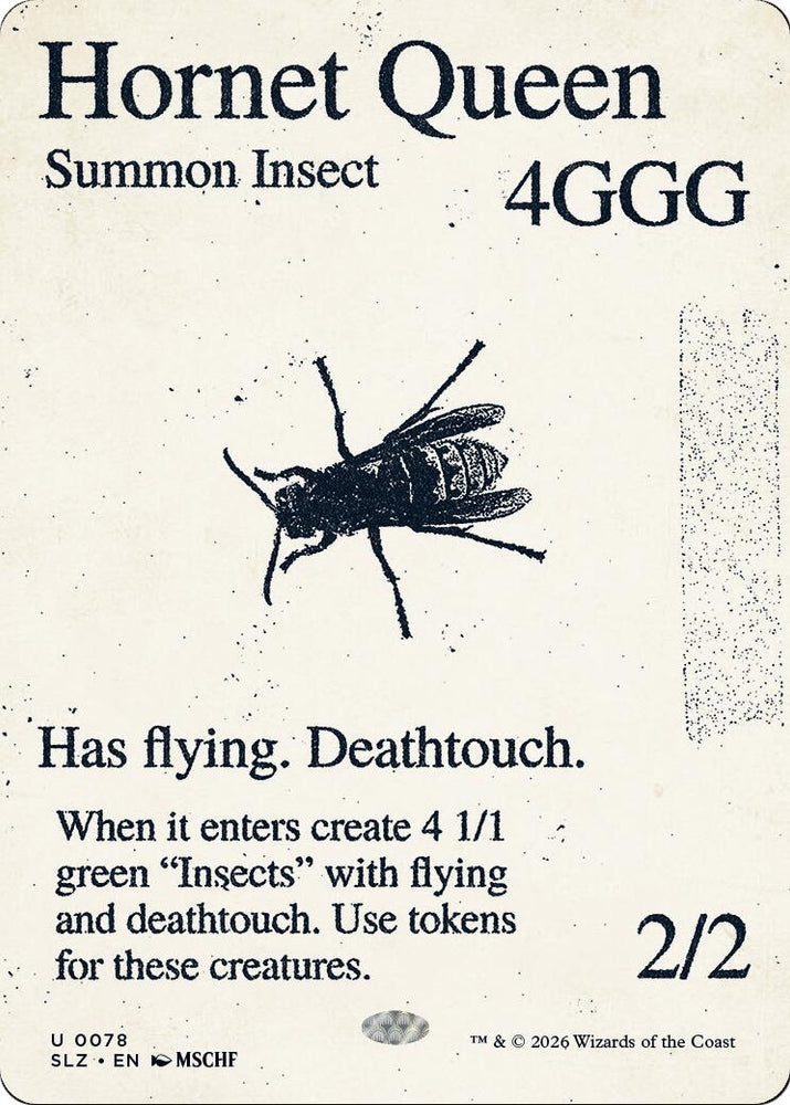Image for Hornet Queen (0078) (78) (Secret Lair x MSCHF: The Zeta Set) (SLZ) - Magic: The Gathering
