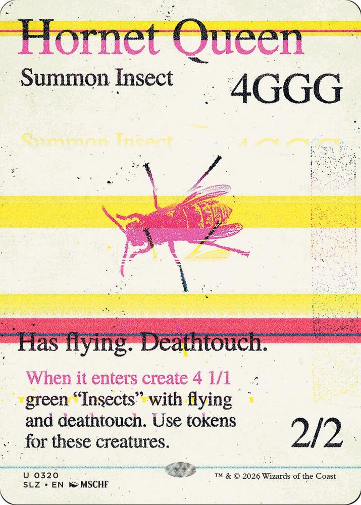 Image for Hornet Queen (0320) (320) (Secret Lair x MSCHF: The Zeta Set) (SLZ) - Magic: The Gathering