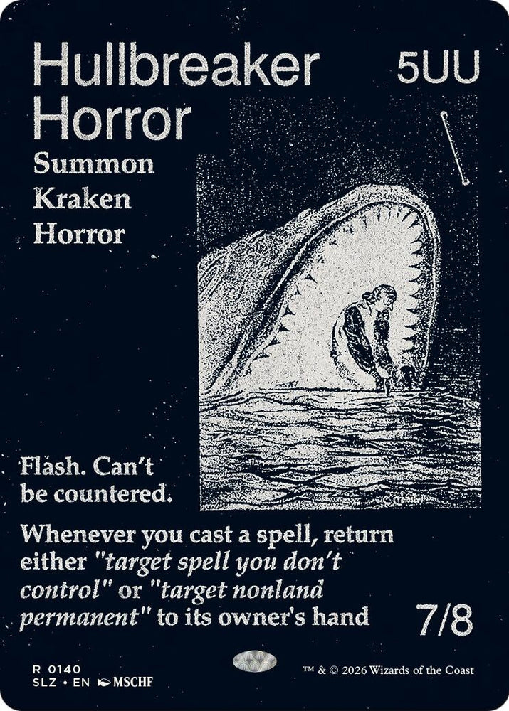Image for Hullbreaker Horror (0140) (140) (Secret Lair x MSCHF: The Zeta Set) (SLZ) - Magic: The Gathering