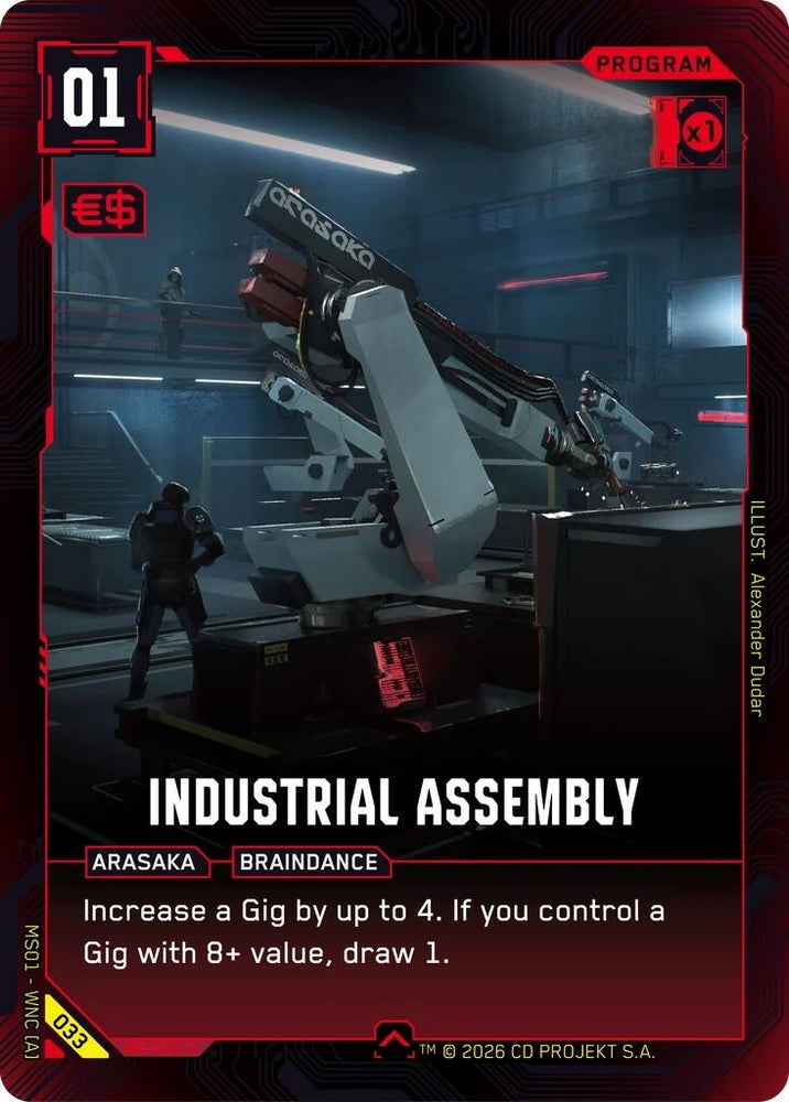 Image for Industrial Assembly (033) (Welcome to Night City - Retail) - Cyberpunk TCG