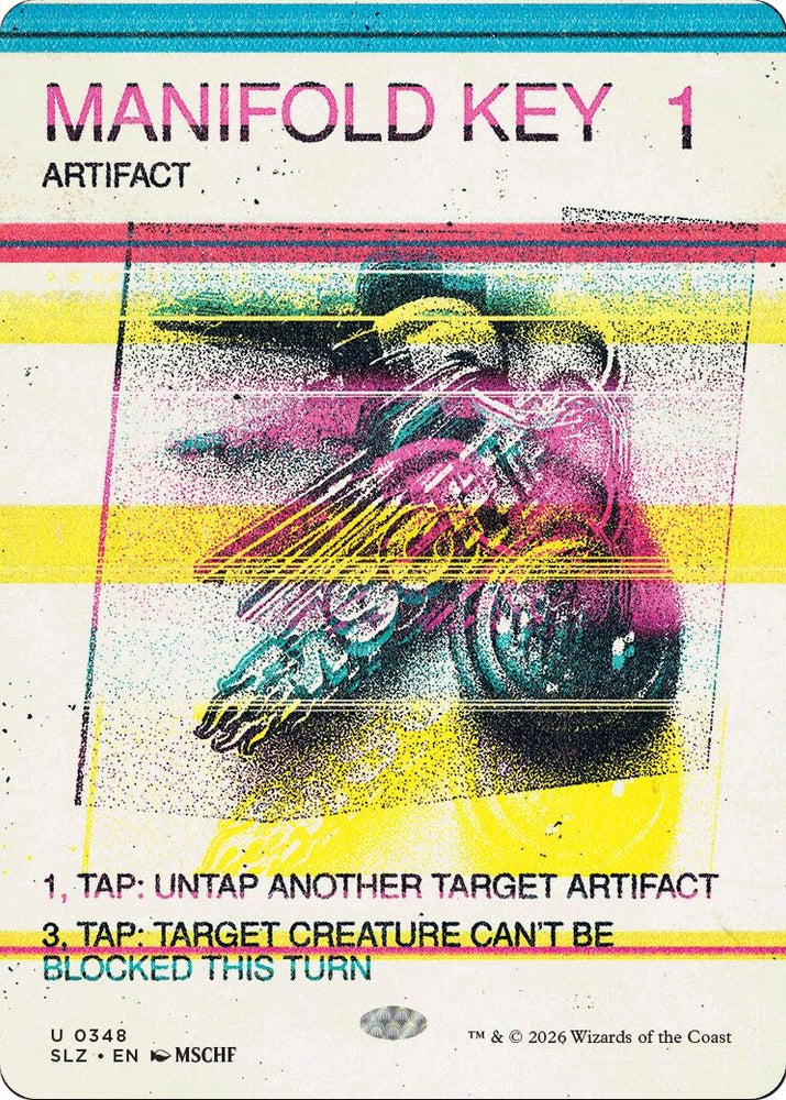 Image for Manifold Key (0348) (348) (Secret Lair x MSCHF: The Zeta Set) (SLZ) - Magic: The Gathering