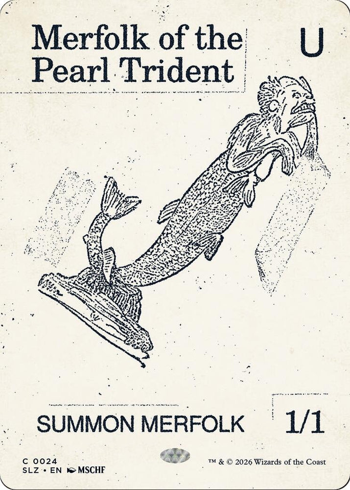 Image for Merfolk of the Pearl Trident (0024) (24) (Secret Lair x MSCHF: The Zeta Set) (SLZ) - Magic: The Gathering