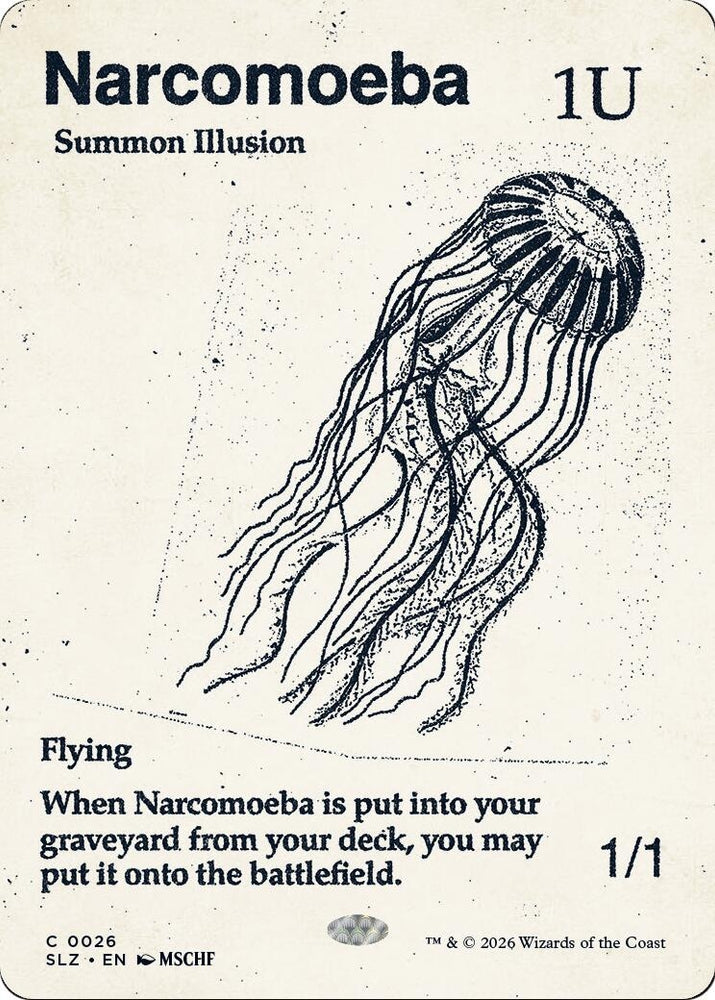 Image for Narcomoeba (0026) (26) (Secret Lair x MSCHF: The Zeta Set) (SLZ) - Magic: The Gathering