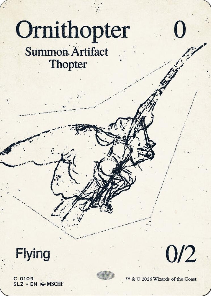 Image for Ornithopter (0109) (109) (Secret Lair x MSCHF: The Zeta Set) (SLZ) - Magic: The Gathering