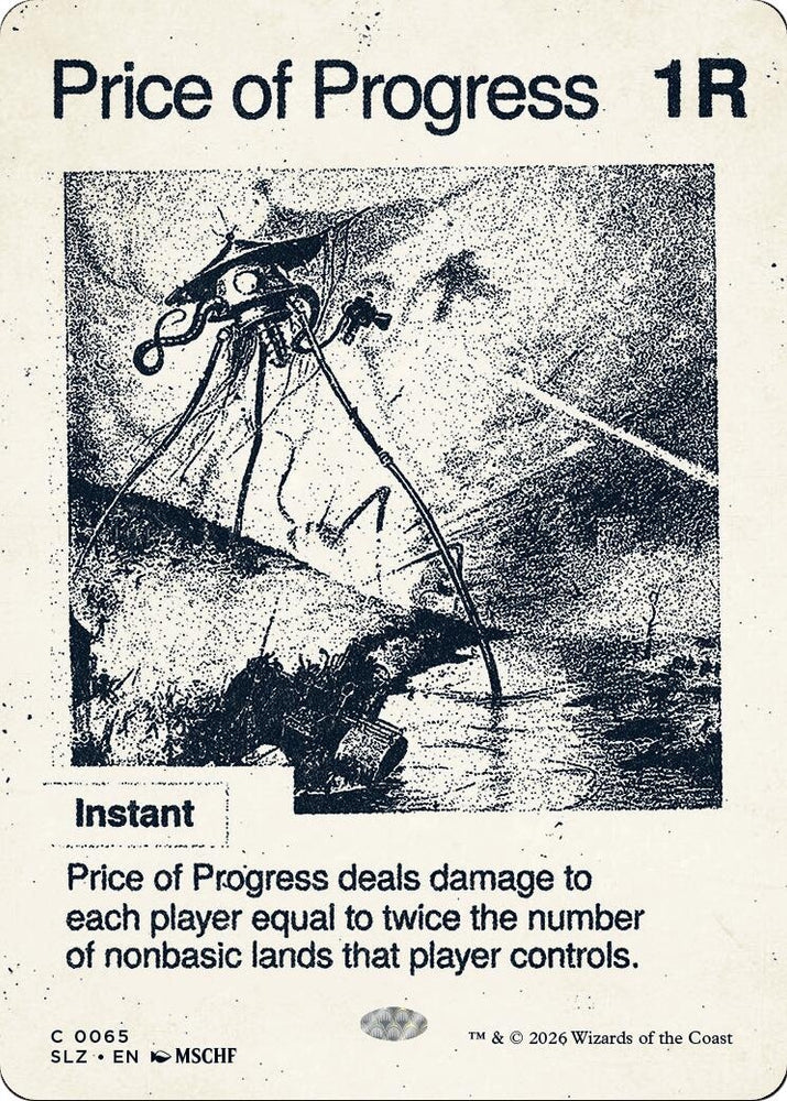Image for Price of Progress (0065) (65) (Secret Lair x MSCHF: The Zeta Set) (SLZ) - Magic: The Gathering