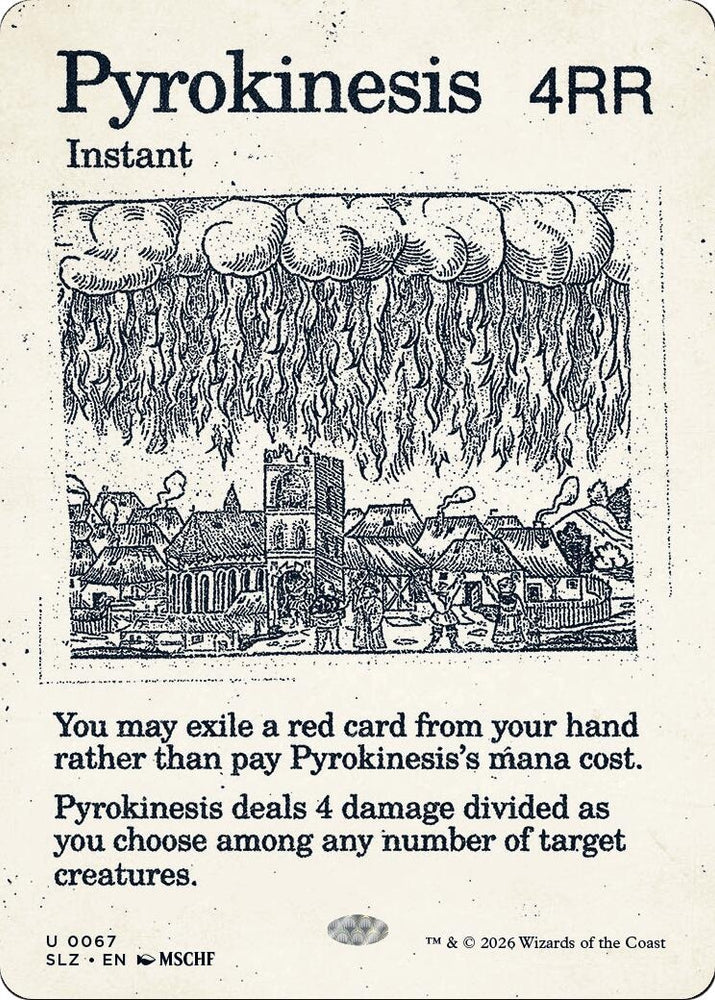 Image for Pyrokinesis (0067) (67) (Secret Lair x MSCHF: The Zeta Set) (SLZ) - Magic: The Gathering