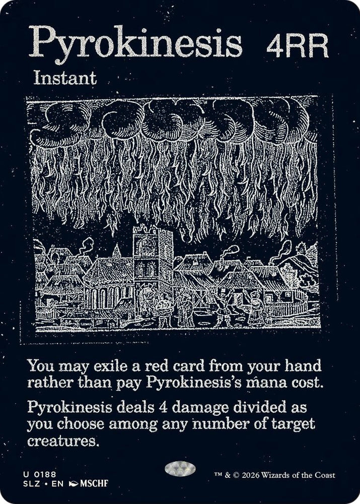 Image for Pyrokinesis (0188) (188) (Secret Lair x MSCHF: The Zeta Set) (SLZ) - Magic: The Gathering