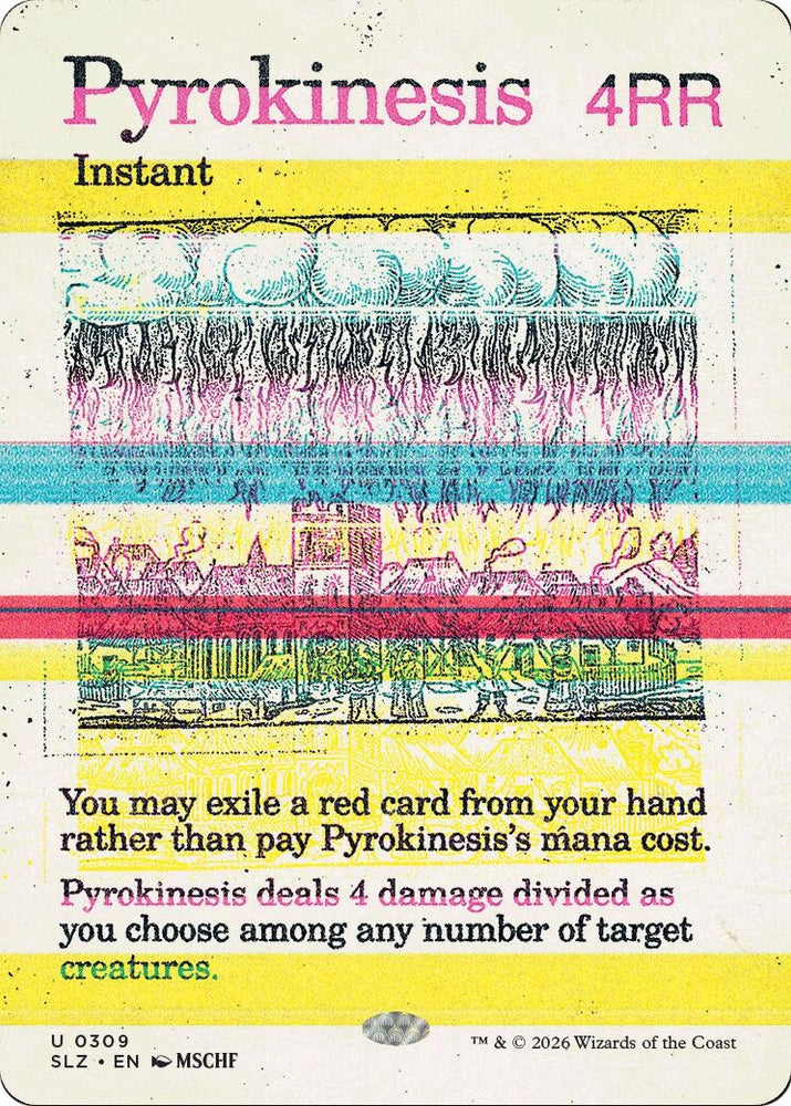 Image for Pyrokinesis (0309) (309) (Secret Lair x MSCHF: The Zeta Set) (SLZ) - Magic: The Gathering