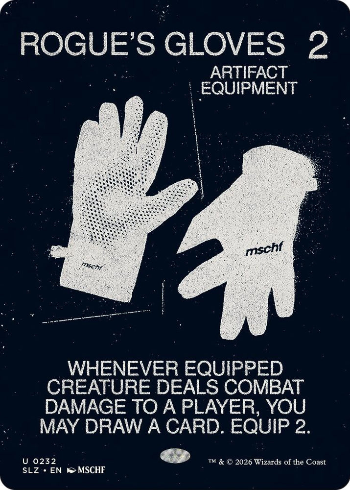 Image for Rogue's Gloves (0232) (232) (Secret Lair x MSCHF: The Zeta Set) (SLZ) - Magic: The Gathering