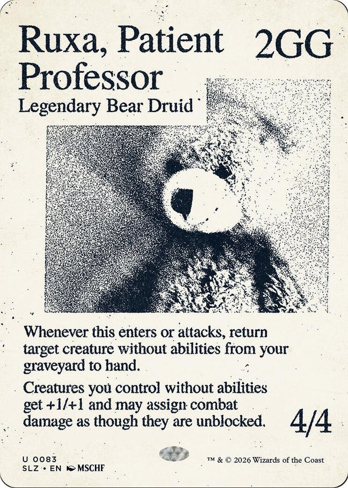 Image for Ruxa, Patient Professor (0083) (83) (Secret Lair x MSCHF: The Zeta Set) (SLZ) - Magic: The Gathering