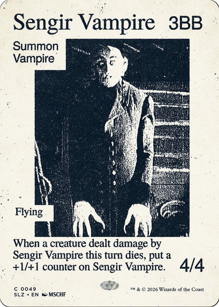 Image for Sengir Vampire (0049) (49) (Secret Lair x MSCHF: The Zeta Set) (SLZ) - Magic: The Gathering