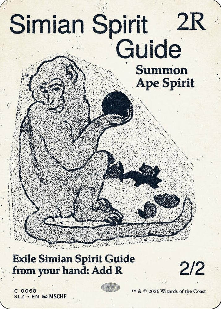Image for Simian Spirit Guide (0068) (68) (Secret Lair x MSCHF: The Zeta Set) (SLZ) - Magic: The Gathering