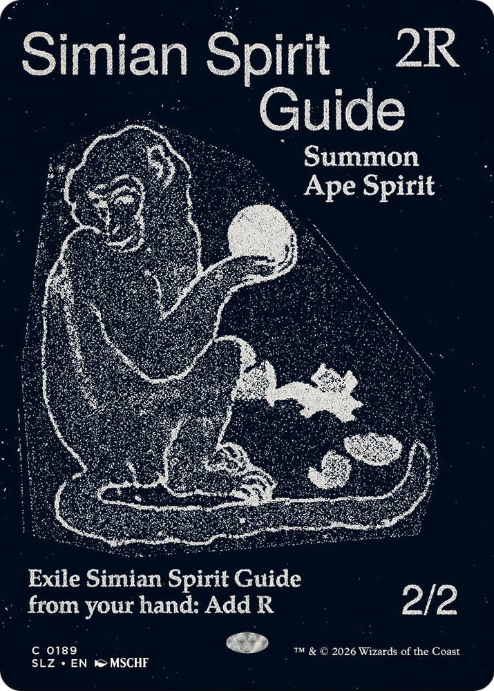 Image for Simian Spirit Guide (0189) (189) (Secret Lair x MSCHF: The Zeta Set) (SLZ) - Magic: The Gathering
