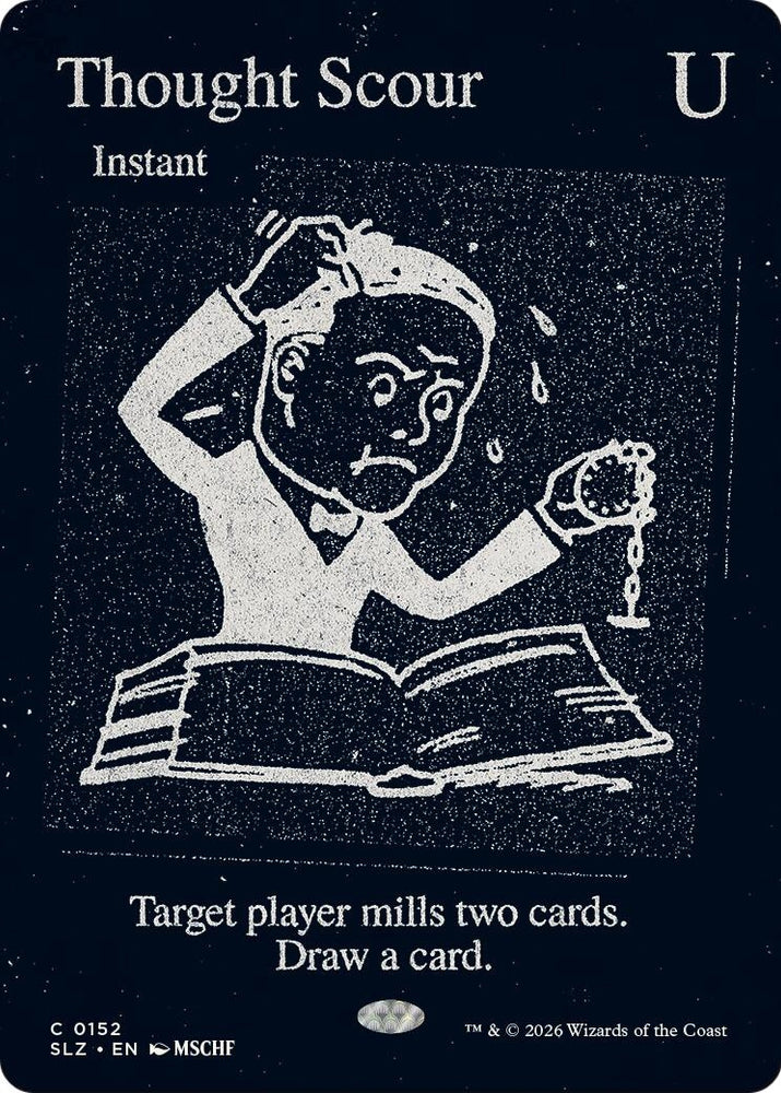 Image for Thought Scour (0152) (152) (Secret Lair x MSCHF: The Zeta Set) (SLZ) - Magic: The Gathering