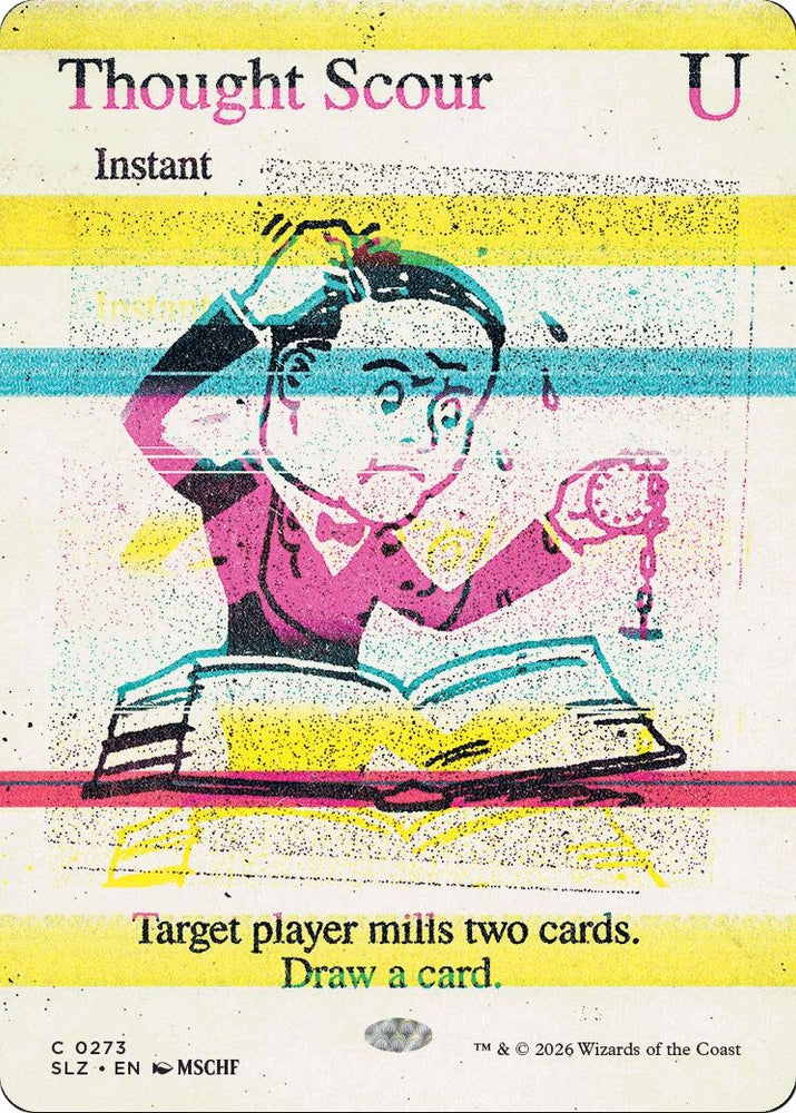 Image for Thought Scour (0273) (273) (Secret Lair x MSCHF: The Zeta Set) (SLZ) - Magic: The Gathering