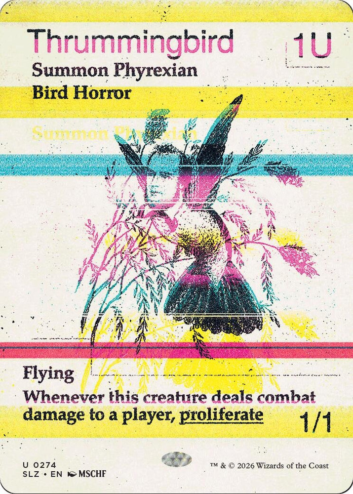 Image for Thrummingbird (0274) (274) (Secret Lair x MSCHF: The Zeta Set) (SLZ) - Magic: The Gathering