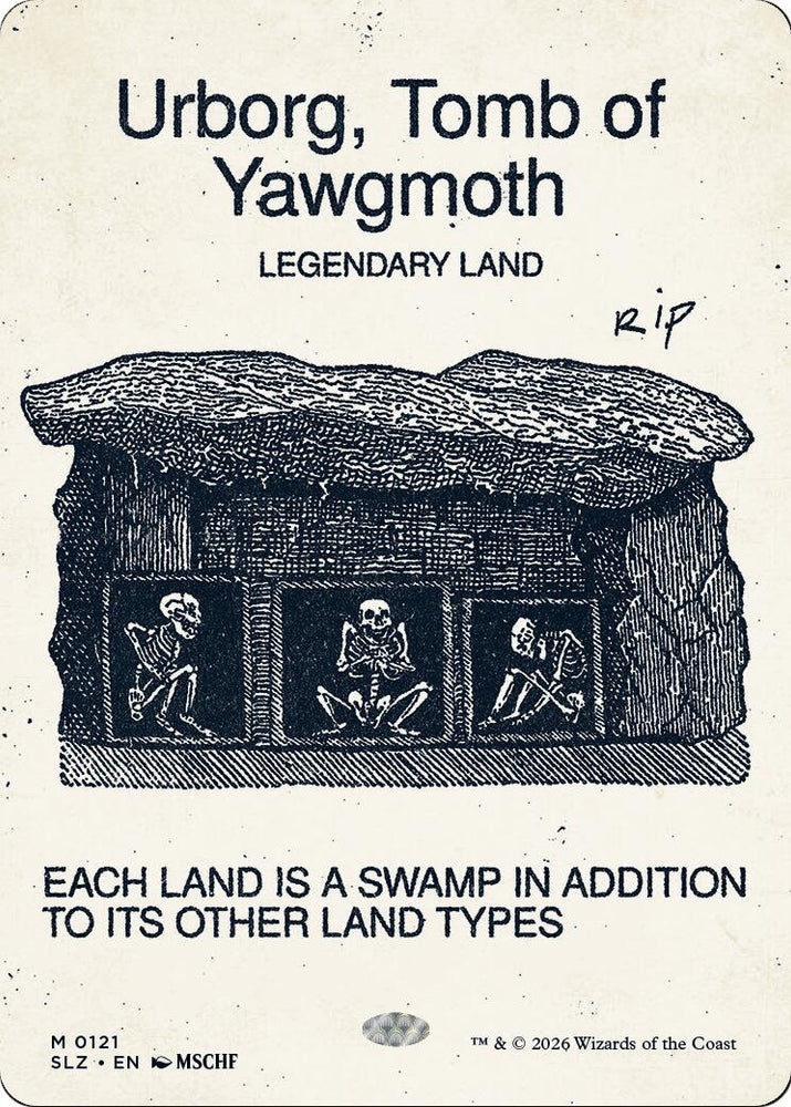 Image for Urborg, Tomb of Yawgmoth (0121) (121) (Secret Lair x MSCHF: The Zeta Set) (SLZ) - Magic: The Gathering
