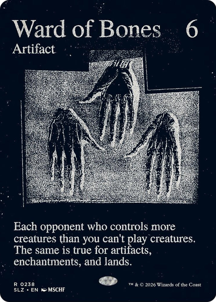 Image for Ward of Bones (0238) (238) (Secret Lair x MSCHF: The Zeta Set) (SLZ) - Magic: The Gathering