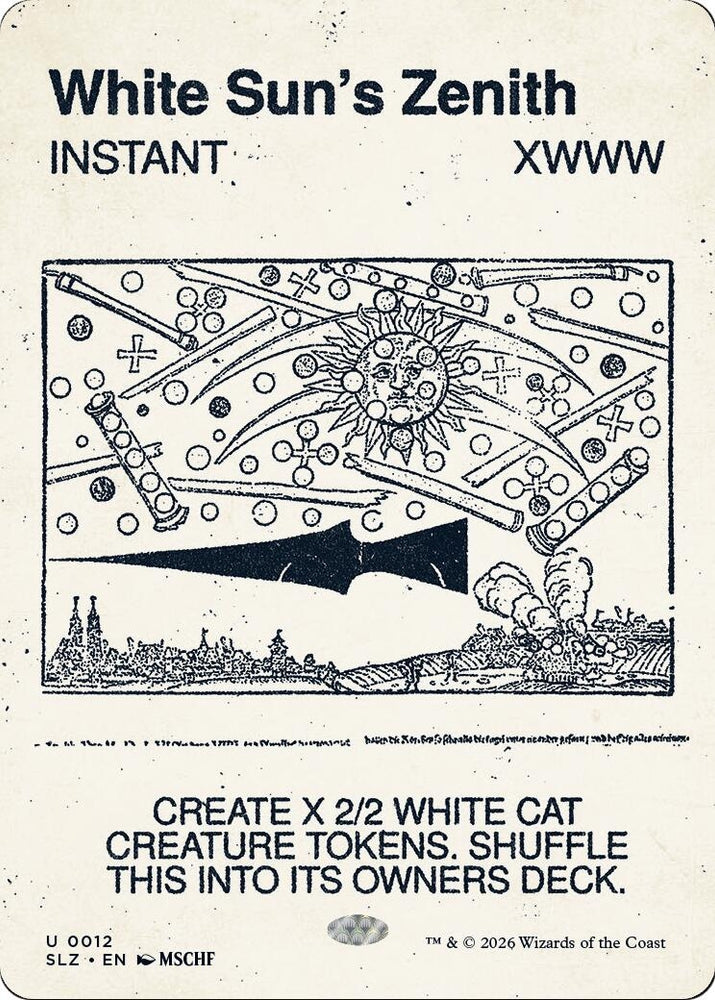 Image for White Sun's Zenith (0012) (12) (Secret Lair x MSCHF: The Zeta Set) (SLZ) - Magic: The Gathering