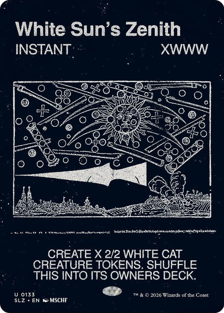 Image for White Sun's Zenith (0133) (133) (Secret Lair x MSCHF: The Zeta Set) (SLZ) - Magic: The Gathering