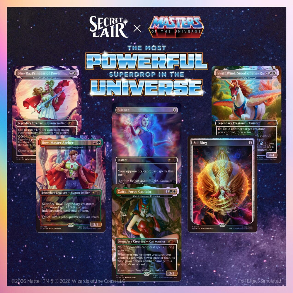 Image for Secret Lair Drop: Secret Lair x Masters of the Universe: She-Ra, Princess of Power - Traditional Foil Edition - Magic: The Gathering