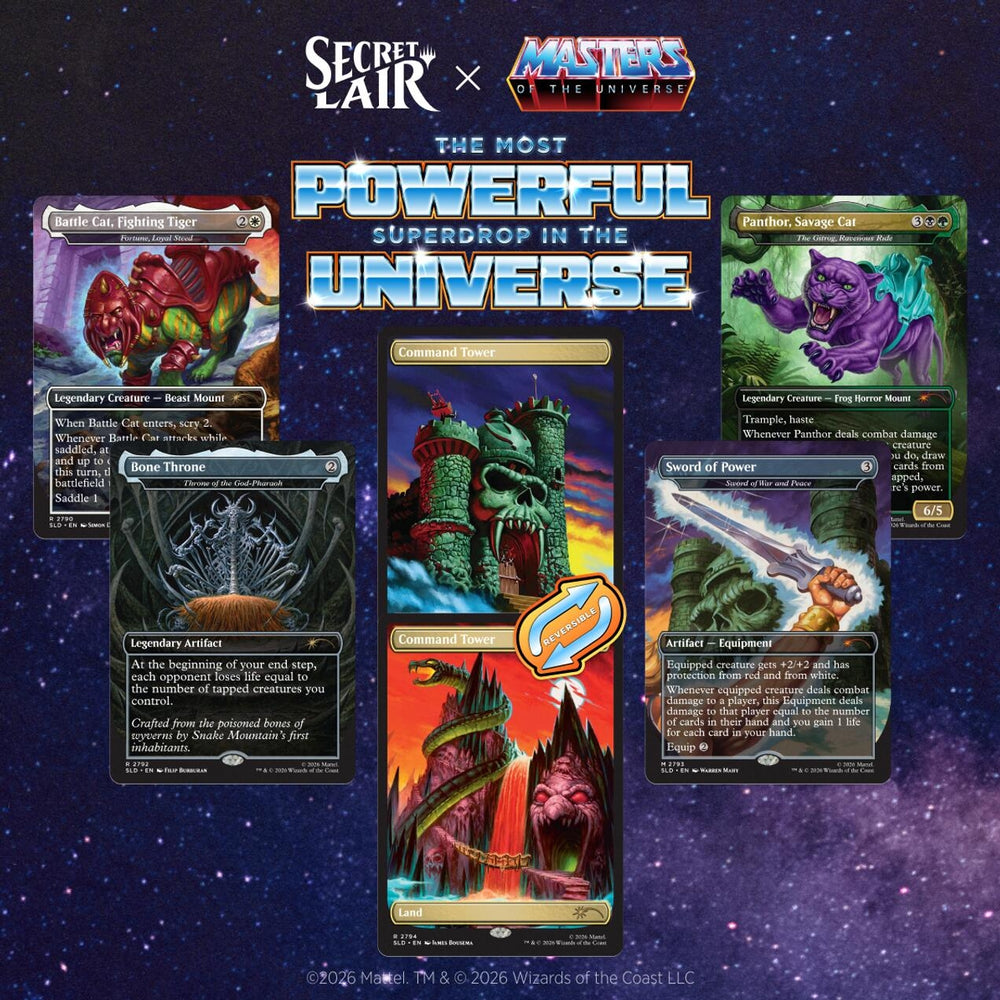 Image for Secret Lair Drop: Secret Lair x Masters of the Universe: Sold Separately - Non-Foil Edition - Magic: The Gathering