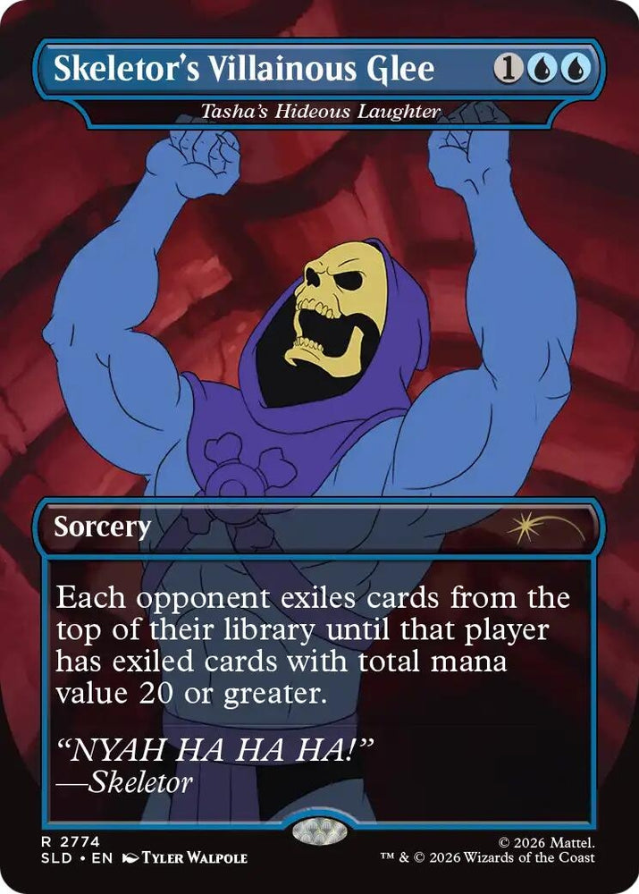 Image for Skeletor's Villainous Glee - Tasha's Hideous Laughter (2774) (Secret Lair Drop Series) (SLD) - Magic: The Gathering