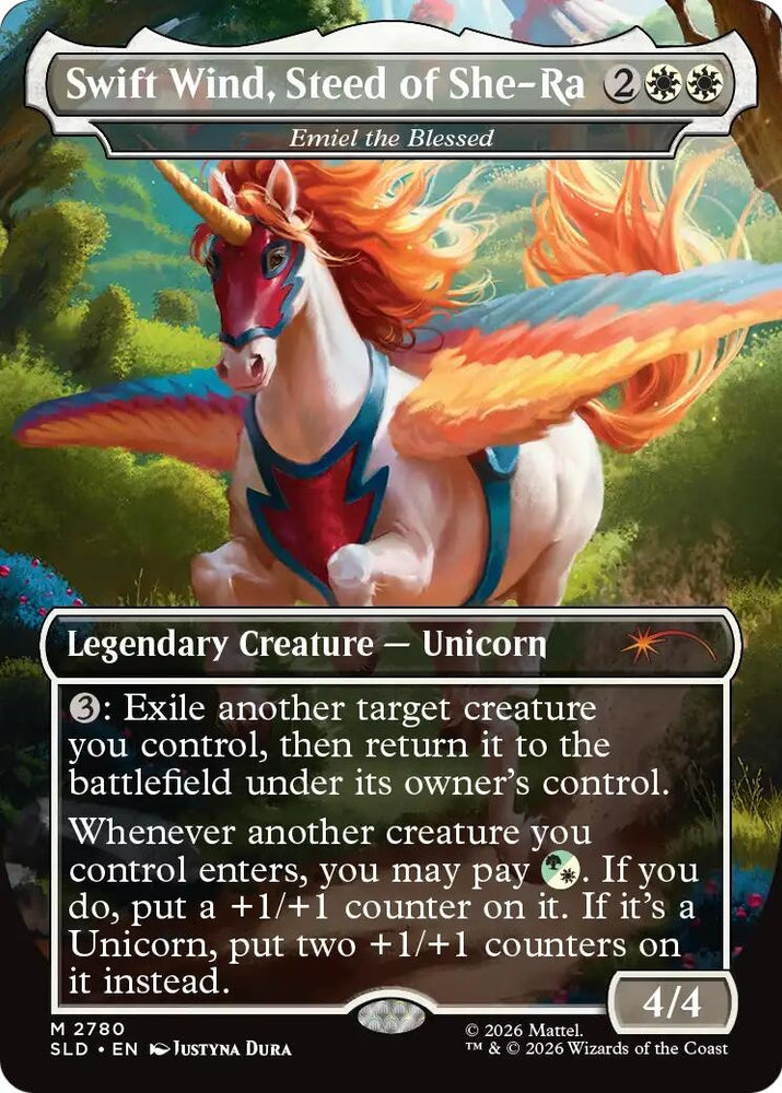 Image for Swift Wind, Steed of She-Ra - Emiel the Blessed (2780) (Secret Lair Drop Series) (SLD) - Magic: The Gathering