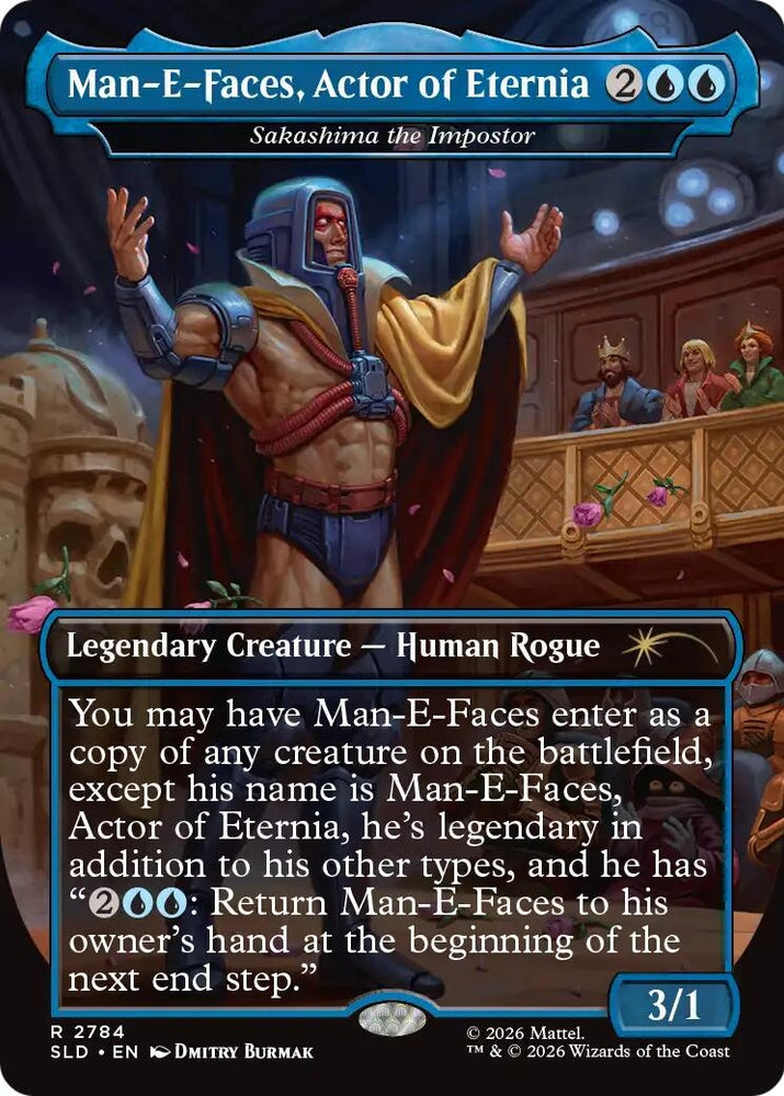 Image for Man-E-Faces, Actor of Eternia - Sakashima the Impostor (2784) (Secret Lair Drop Series) (SLD) - Magic: The Gathering