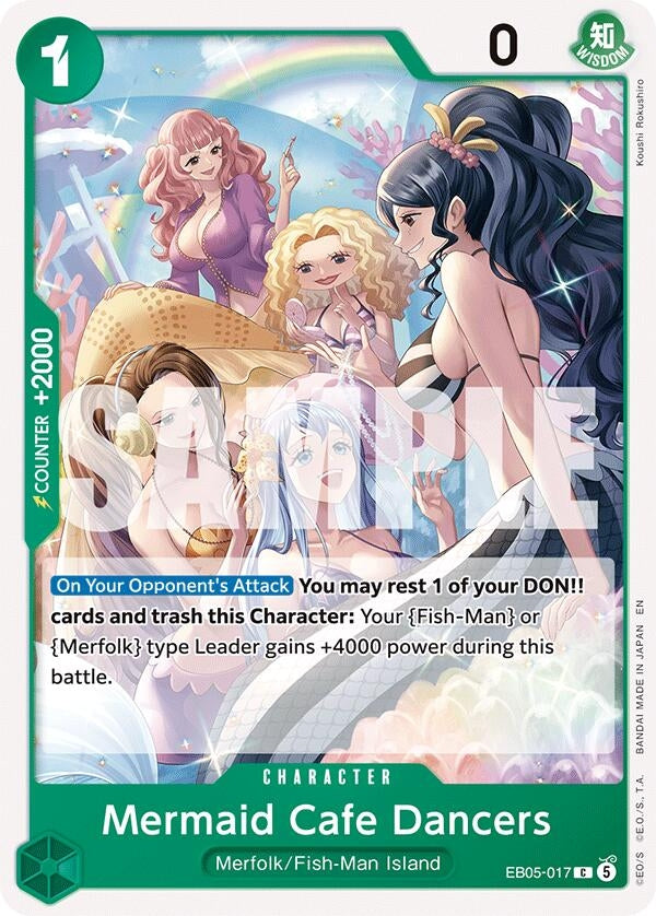 Image for Mermaid Cafe Dancers (EB05-017) (Extra Booster: One Piece Heroines Edition Vol. 2) (EB05) - One Piece Card Game