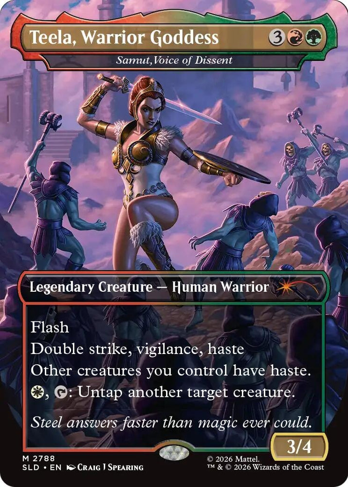 Image for Teela, Warrior Goddess - Samut, Voice of Dissent (2788) (Secret Lair Drop Series) (SLD) - Magic: The Gathering