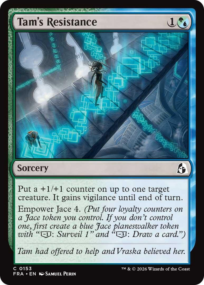 Image for Tam's Resistance (153) (Reality Fracture) (FRA) - Magic: The Gathering
