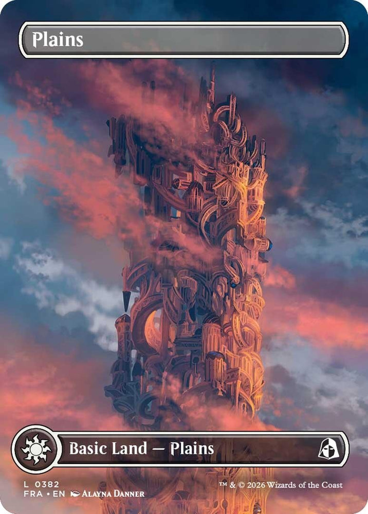 Image for Plains (Borderless) (0382) (382) (Reality Fracture) (FRA) - Magic: The Gathering