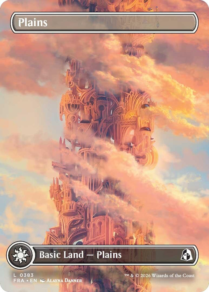 Image for Plains (Borderless) (0383) (383) (Reality Fracture) (FRA) - Magic: The Gathering