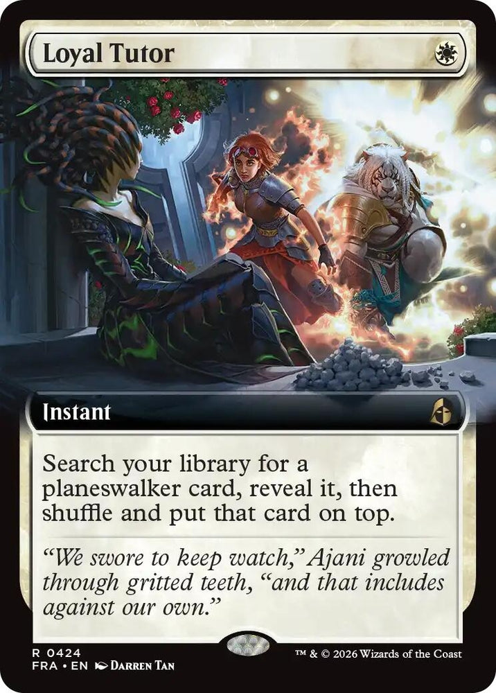 Image for Loyal Tutor (Extended Art) (424) (Reality Fracture) (FRA) - Magic: The Gathering