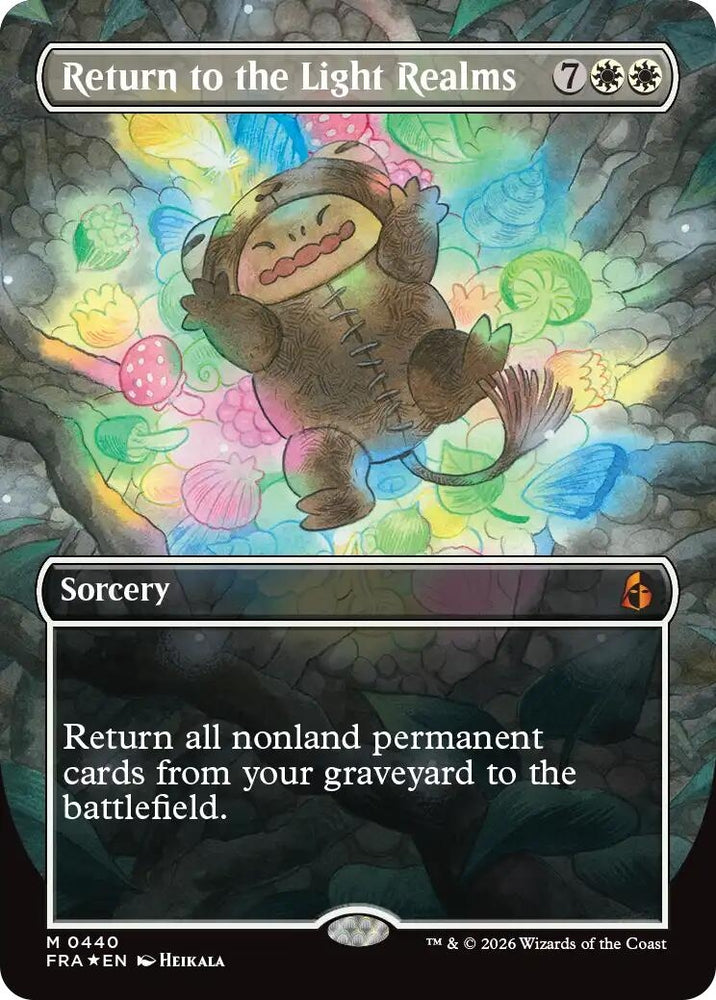 Image for Return to the Light Realms (Borderless) (0440) (440) (Reality Fracture) (FRA) - Magic: The Gathering