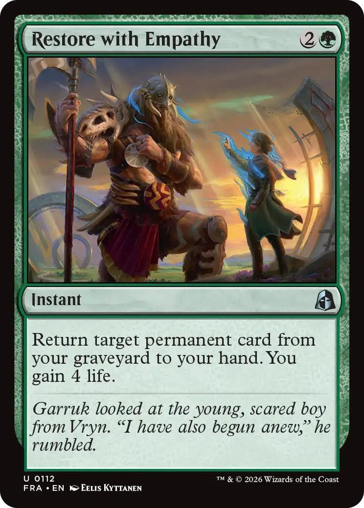 Image for Restore with Empathy (112) (Reality Fracture) (FRA) - Magic: The Gathering