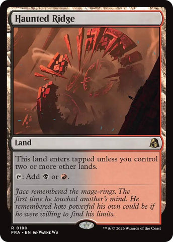 Image for Haunted Ridge (180) (Reality Fracture) (FRA) - Magic: The Gathering