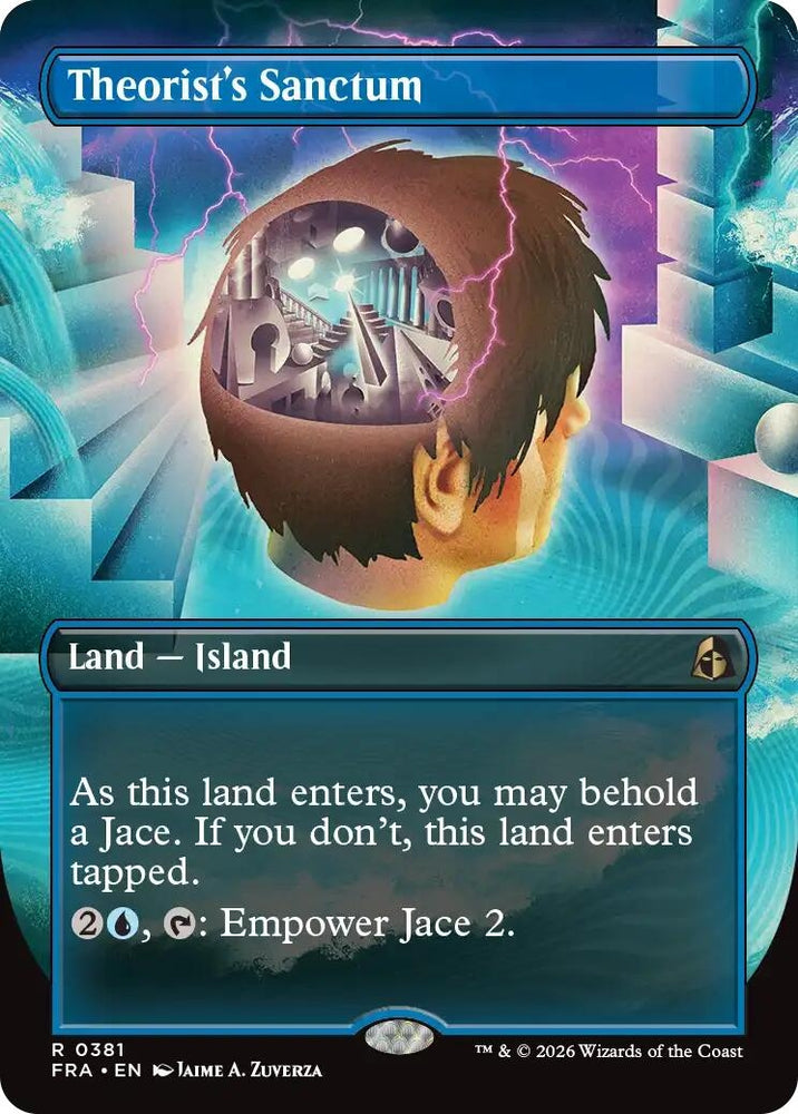 Image for Theorist's Sanctum (Borderless) (381) (Reality Fracture) (FRA) - Magic: The Gathering