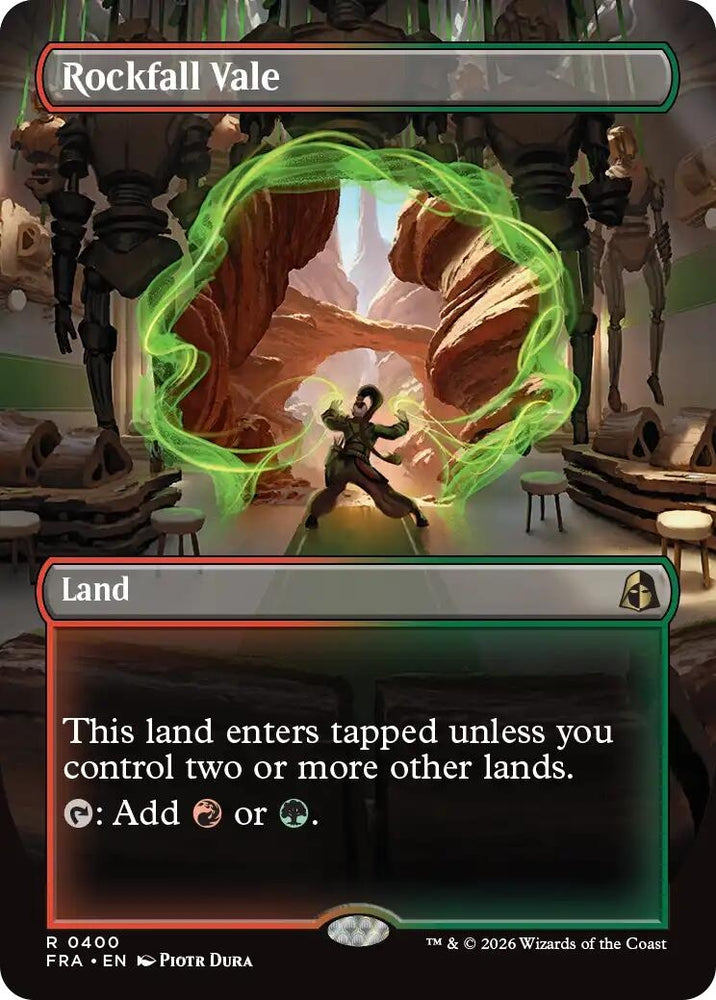 Image for Rockfall Vale (Borderless) (400) (Reality Fracture) (FRA) - Magic: The Gathering