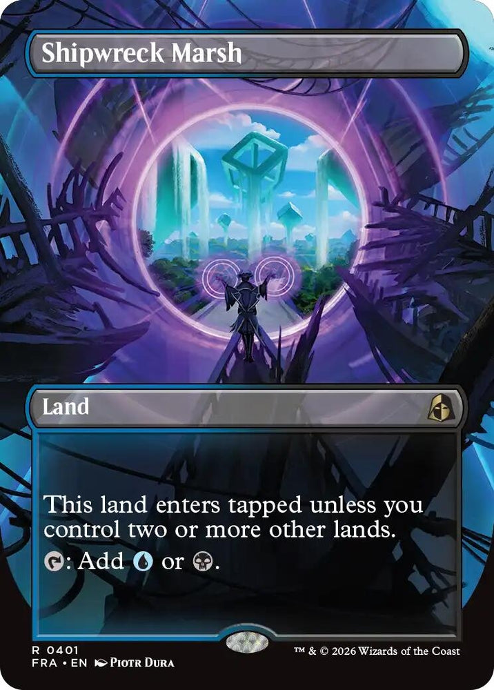 Image for Shipwreck Marsh (Borderless) (401) (Reality Fracture) (FRA) - Magic: The Gathering