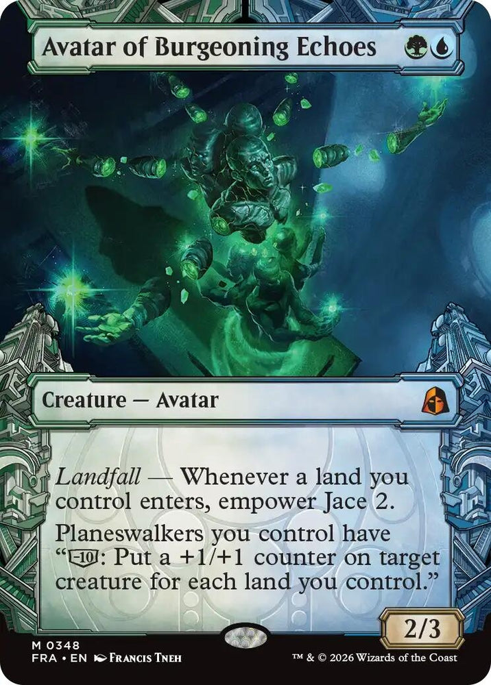 Image for Avatar of Burgeoning Echoes (Showcase) (0348) (348) (Reality Fracture) (FRA) - Magic: The Gathering