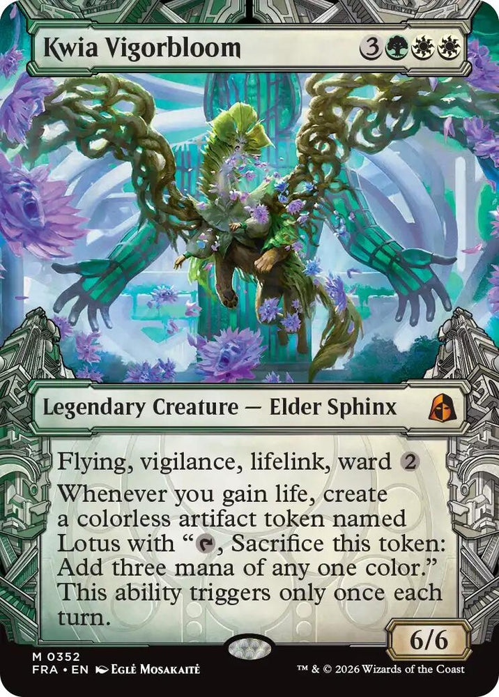 Image for Kwia Vigorbloom (Showcase) (0352) (352) (Reality Fracture) (FRA) - Magic: The Gathering