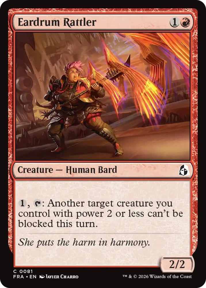 Image for Eardrum Rattler (81) (Reality Fracture) (FRA) - Magic: The Gathering
