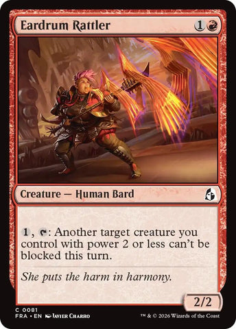 Image for Eardrum Rattler (81) (Reality Fracture) (FRA) - Magic: The Gathering