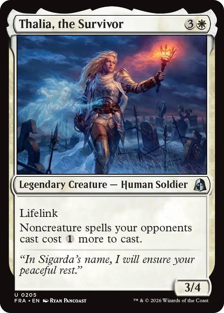 Image for Thalia, the Survivor (205) (Reality Fracture) (FRA) - Magic: The Gathering